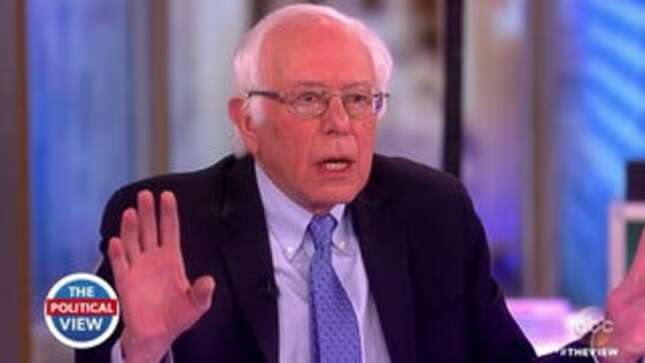 Just a Soothing Liberal Rant from Bernie Sanders About Holding Trump Accountable