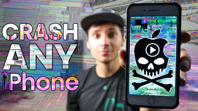 Si reproduces este vídeo, tu iPhone quedará inutilizado