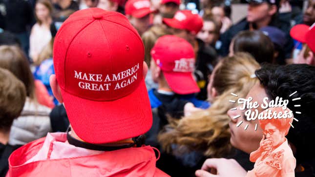 Ask The Salty Waitress: The bar where I work wants to ban MAGA hats<em></em>
