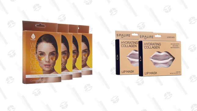 Pursonic Under-Eye Collagen Treatment Patches (24 Pairs) | $19 | MorningSave
My SpaLife Hydrating Collagen Lip Masks (12-Pack) | $10 | MorningSave