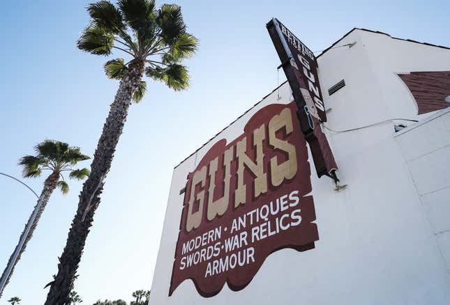 Image for article titled Gun Stores Labeled Non-Essential in Los Angeles and Must Close