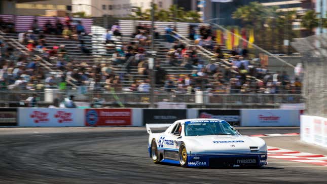 Image for article titled Gaze in Awe as This Guy Races a 600 Horsepower Blender Around the Long Beach Street Circuit