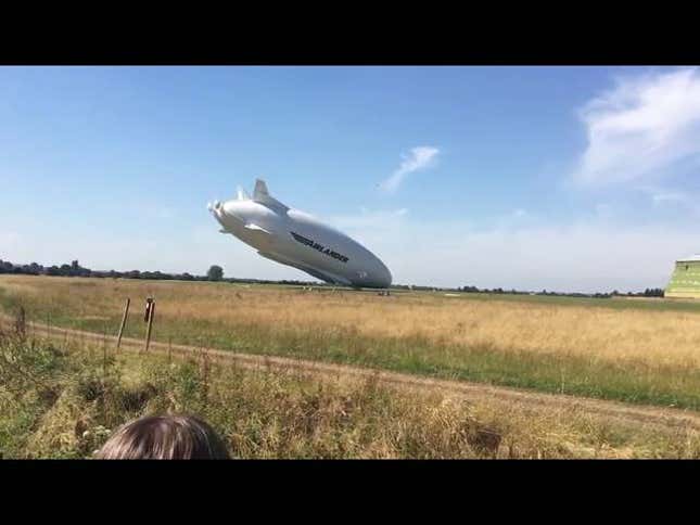 World's Largest Aircraft, 'The Flying Bum', Has Incredibly Gradual Crash