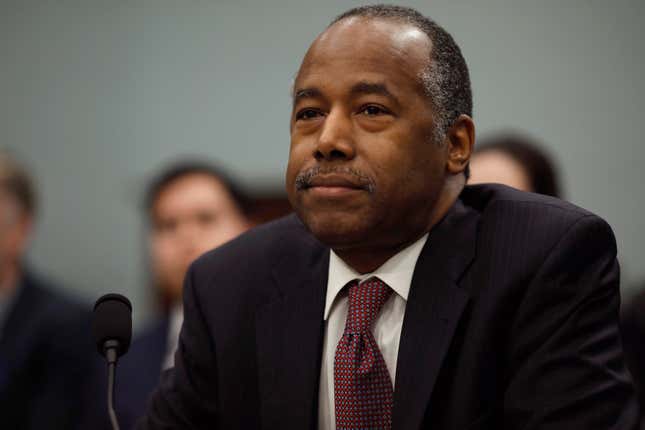 Image for article titled Ben Carson Takes Another Jab at Baltimore, Assumes ‘Young Men Sitting on Porches’ Are Unemployed