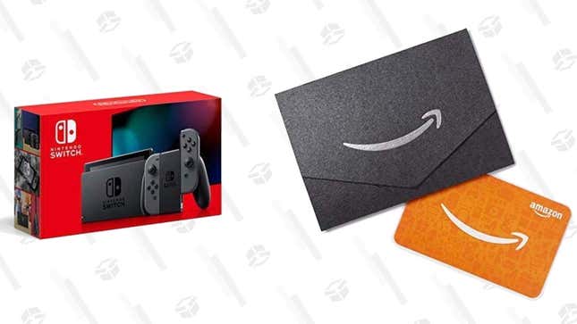 Nintendo Switch (New Model) + $25 Amazon Gift Card | $300 | Amazon