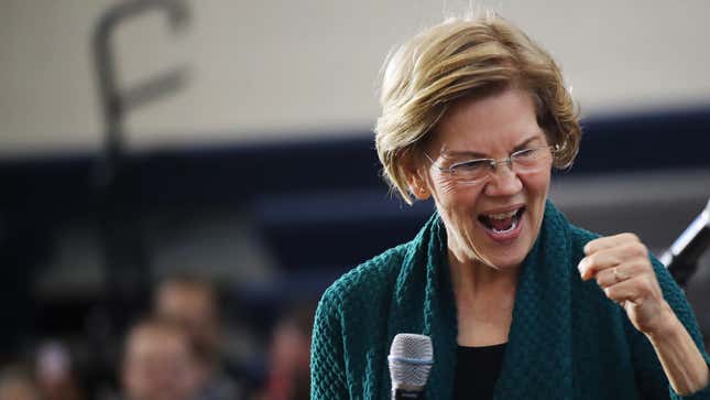 Image for article titled I Fucked Up My Face to Better Understand Elizabeth Warren