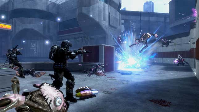 ODST Marines fight Covenant in Halo 3: ODST.