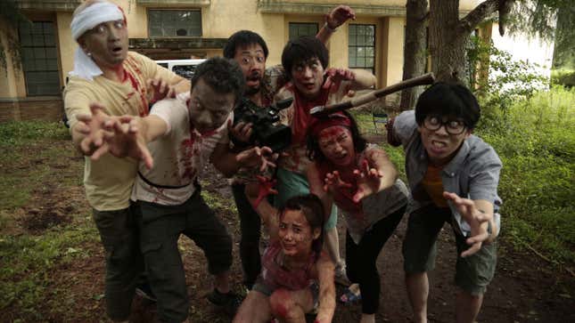 Image for article titled Pom! hive assemble: One Cut Of The Dead is finally coming to American movie theaters