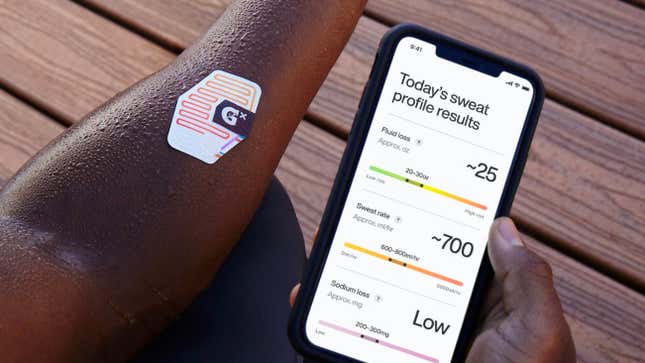 Image for article titled Gatorade Created a Wearable Patch That Tells You How Much Gatorade to Drink