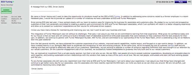 The Disaster at ECS Tuning Has Buyers And Ex-Employees Furious