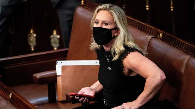 Image for article titled We Asked Fitness Experts to Explain Rep. Marjorie Taylor Greene's Controversial Workout Routine