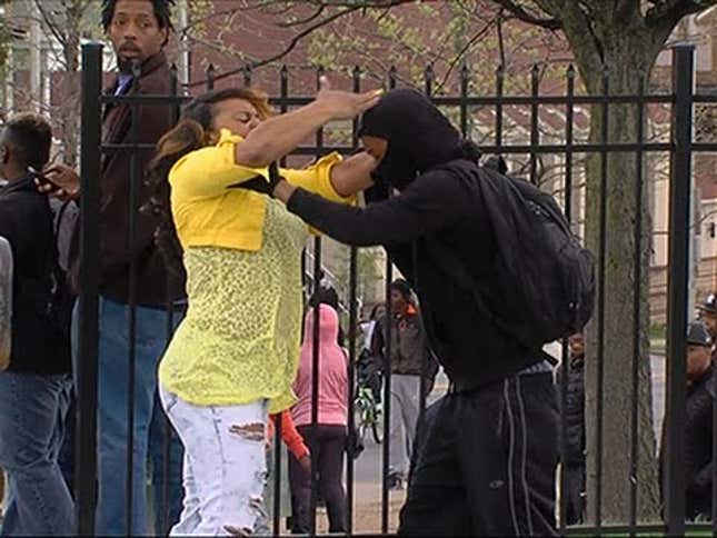 White House Applauds Baltimore Mom For Beating on Riotous Son