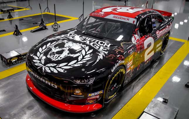 Image for article titled This Killswitch Engage NASCAR Car Reminds Me Of All The Band T-Shirts I&#39;ve Misplaced Over The Years