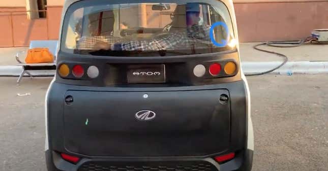 Image for article titled Meet The Mahindra Atom, India's Cheapest Four-Wheel EV
