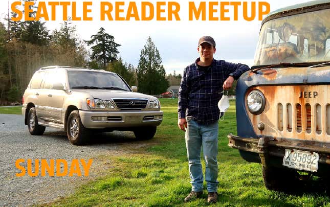 Image for article titled Seattle Jalopnik Readers: Let&#39;s Meet On Sunday