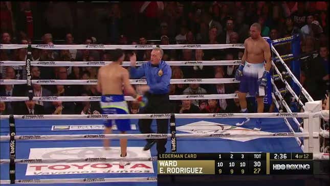 Tough-Guy Boxing Referee Stops Bout To Threaten Fighters With Fines