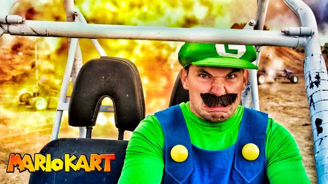 A Real <i>Mario Kart</i> Shell To Smash Real Cars