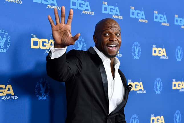 Image for article titled Terry Crews Is Ashy