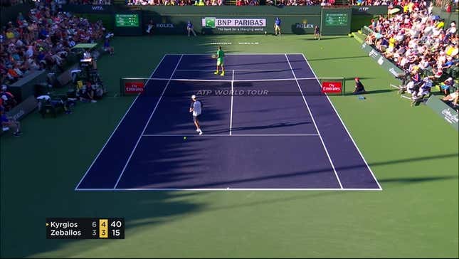 Nick Kyrgios In Sun And Shade