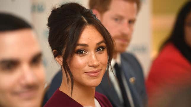 Meghan, Duchess of Sussex attends a roundtable discussion on gender equality at Windsor Castle on October 25, 2019, in Windsor, England.