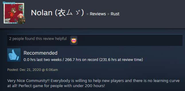 Rust no Steam