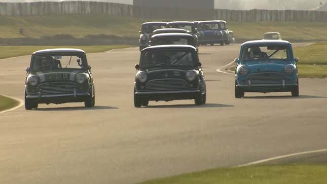 Image for article titled Mini Vintage Racing is the Best Spectator Sport