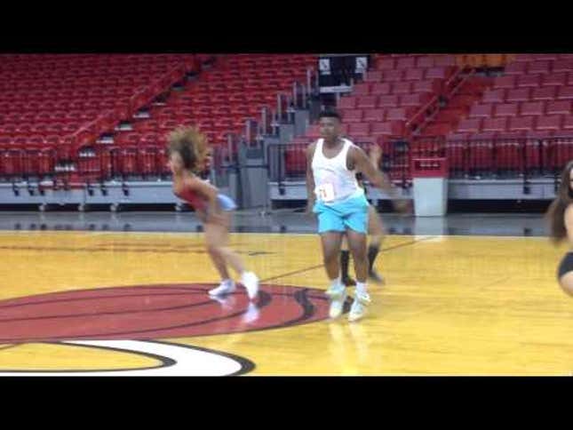 This Guy Is The Highlight Of The Miami Heat's Dance Team Auditions