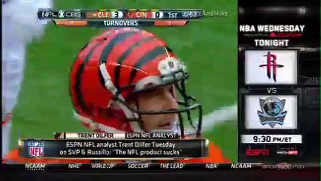 Every "Suck" Uttered On ESPN Over The Past Month
