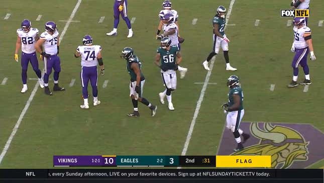 Dubious Roughing Call On Michael Bennett Sets Up Vikings Touchdown