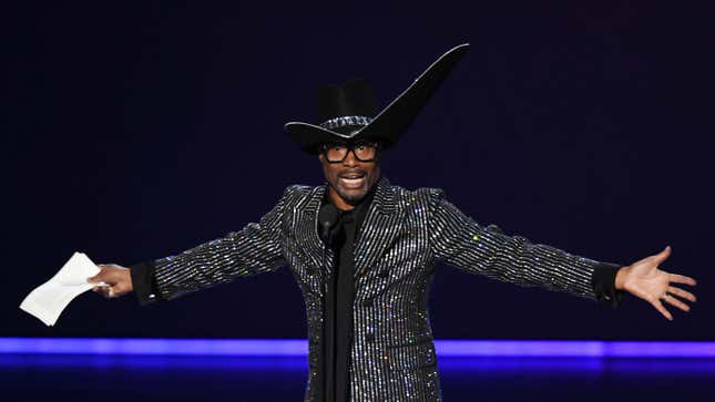 Billy Porter accepts the Outstanding Lead Actor in a Drama Series award for ‘Pose’ onstage during the 71st Emmy Awards on September 22, 2019 in Los Angeles, California. 