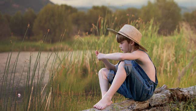 U.S. Fish And Wildlife Service Reintroduces Straw Hat-Wearing Boys To Old  Fishin' Holes