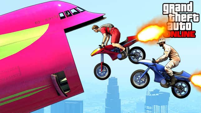 <i>GTA Online</i> Players Are Using The New Jet Engine Bike For Wild Stunts