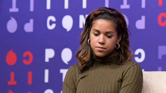 Alexi McCammond speaks onstage during day 2 of Politicon 2019 on October 27, 2019.