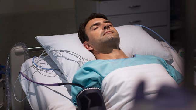 Image for article titled Lucky Bastard Gets To Be In Coma