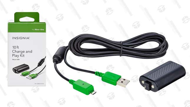 Insignia Charge &amp; Play Kit for Xbox One and One S Controllers | $10 | Best Buy