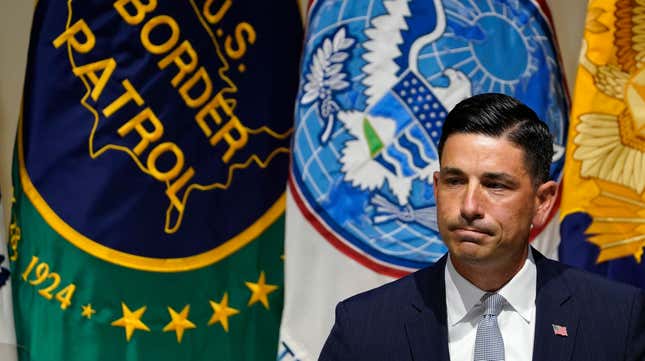 Chad Wolf, the illegally appointed head of DHS, an agency that has allegedly overseen unnecessary hysterectomies on immigrant women, according to a new whistleblower’s complaint