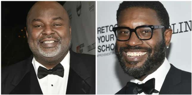 Gil Robertson IV (l) and Shawn Edwards (r), founders of the African American Film Critics Association