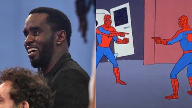 Sean ‘Diddy’ Combs, left, attends the Pre-GRAMMY Gala and GRAMMY Salute to Industry Icons Honoring Sean “Diddy” Combs on January 25, 2020; Spider-Man (1967) “Double Identity” Clip