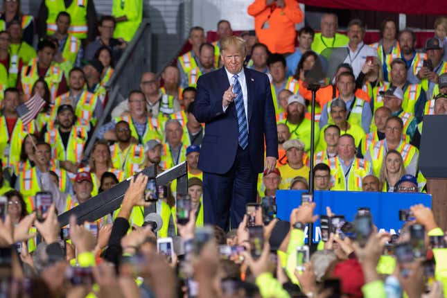 Image for article titled Remember That Trump Speech at the Pennsylvania Plant? Workers Had to Attend, Take Paid Time Off or Lose a Day of Pay