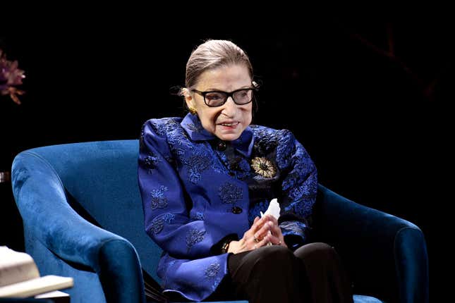 Image for article titled Supreme Court Justice Ruth Bader Ginsburg Dead at 87