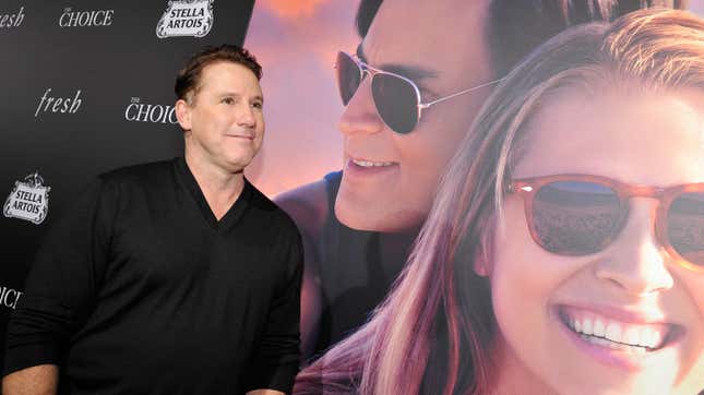 Image for article titled Smarm Man Nicholas Sparks Didn't Want a Club for Gay Students at His Private Prep School