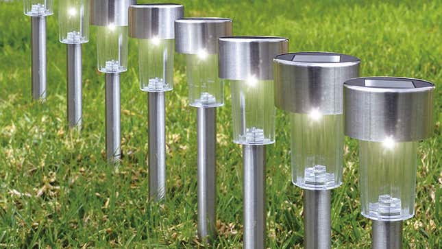 

Solar Pathway Lights 12-Pack | $18 | SideDeal 