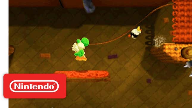Poochy Makes <i>Yoshi’s Woolly World</i> For 3DS Cuter, But Less Hardcore
