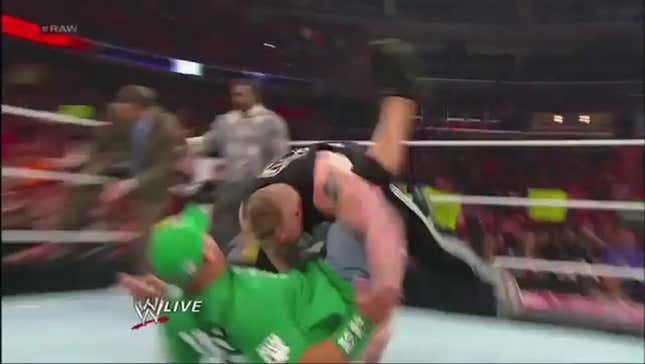 Lucky Gore: WWE Wins With A Real Punch And Accidental Blood