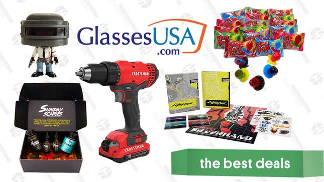 Image for article titled Thursday&#39;s Best Deals: Blue Light Rx Glasses, PUBG Funko Pops, The World of Cyberpunk 2077 Deluxe, Craftsman Cordless Drill, 50 Ring Pops, Sunday Scaries CBD, and More