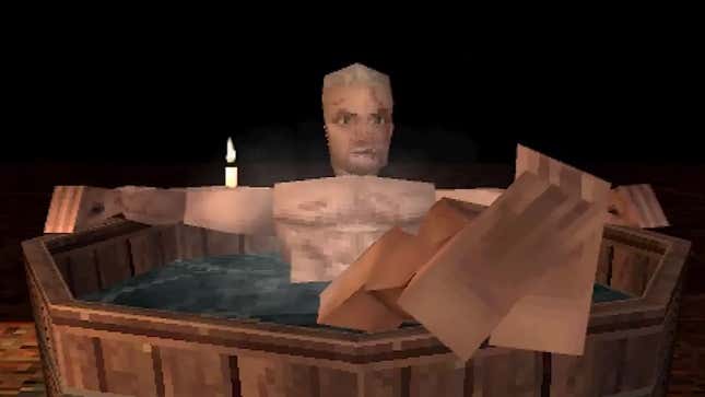 Image for article titled Here&#39;s The PS1 Version Of The Witcher 3 Tub Scene