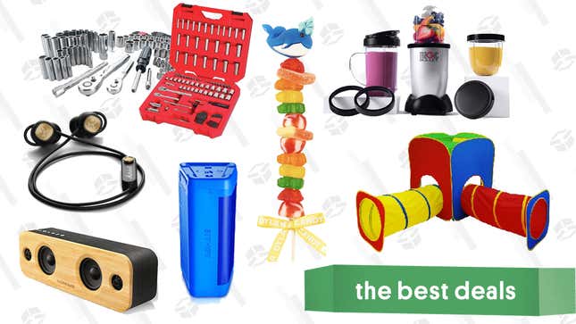 Image for article titled Tuesday&#39;s Best Deals: Marshall Earbuds, Backyard Playsets, Magic Bullet, Craftsman Ratchets and Sockets, and More