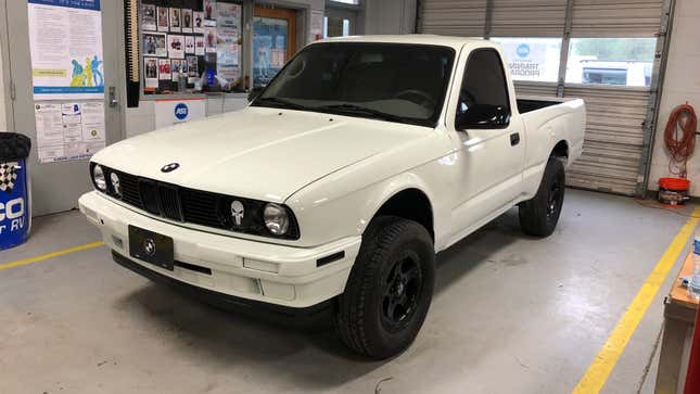 Image for article titled This BMW E30 And Toyota Tacoma Mashup Has A Surprisingly Heartwarming Origin Story