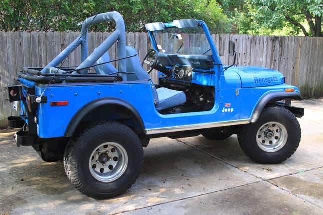 Image for article titled At $9,500, Could This 1976 Jeep CJ7 “Levi’s Edition” Be Your Blue Jean Queen?