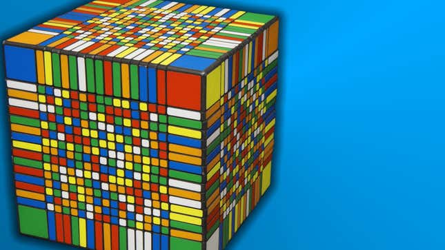 It Takes 7.5 Hours To Solve This Giant Rubik's Cube